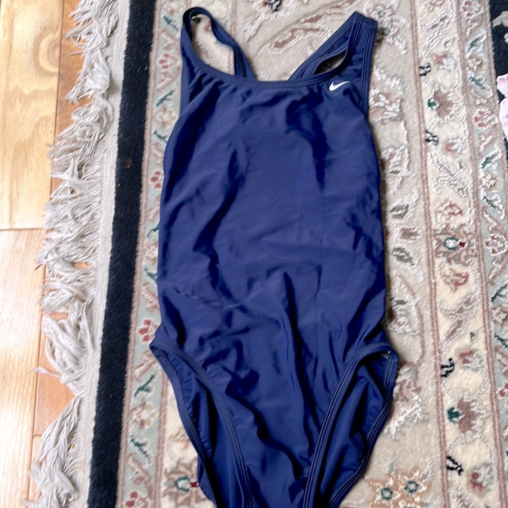 Navy One Piece Bathing Suit